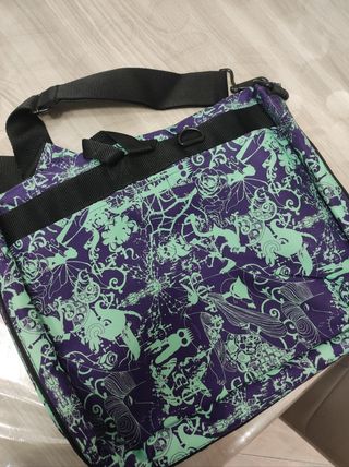 Borsa a tracolla comix verde viola