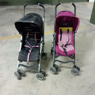 2 sillas plegables Cybex Onyx + sacos