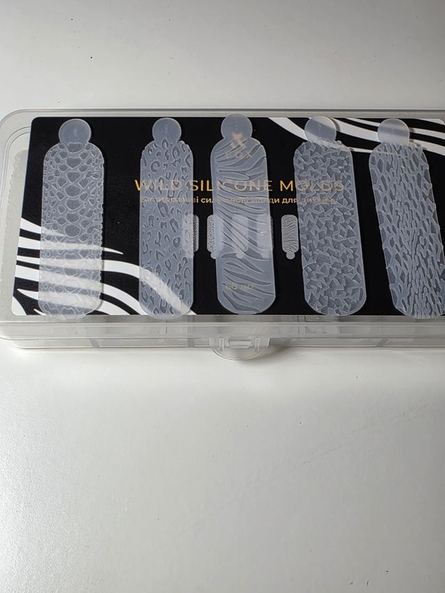 Moldes silicona uñas FOX - 60uds