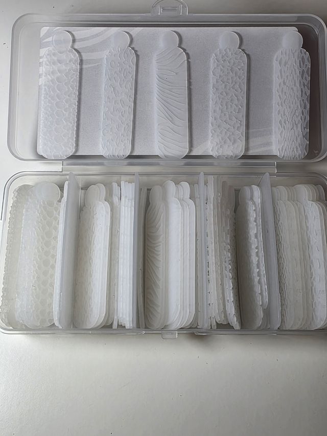 Moldes silicona uñas FOX - 60uds