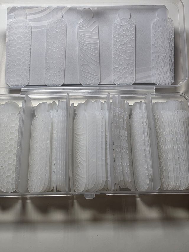 Moldes silicona uñas FOX - 60uds