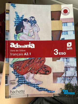 Libro de Francés 3 de la ESO Adomanía