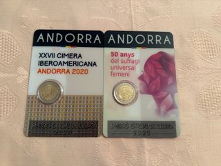 2€ Andorra 2020: 2 Monedas Conmemorativas