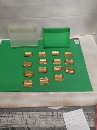  15 Tiradores latón antiguos (60-70)