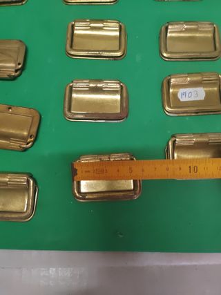  15 Tiradores latón antiguos (60-70)