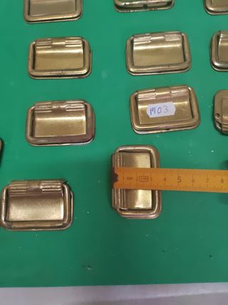  15 Tiradores latón antiguos (60-70)