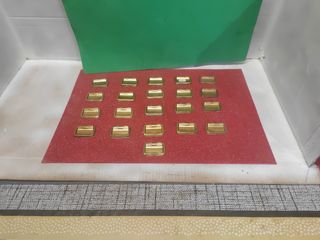 21 Tiradores latón antiguos (60-70) L8