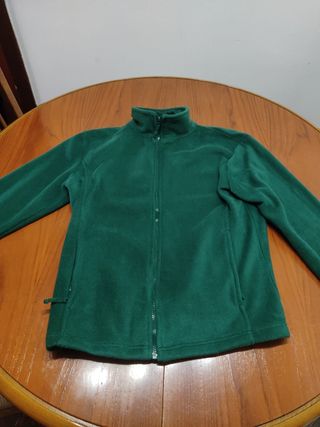 Forro polar verde trekking (M)