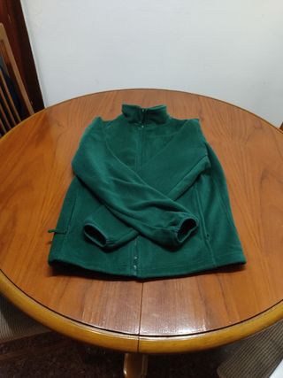 Forro polar verde trekking (M)