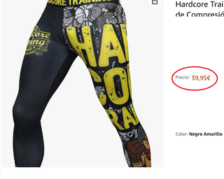 Hardcore Training - Pantalones Compresión