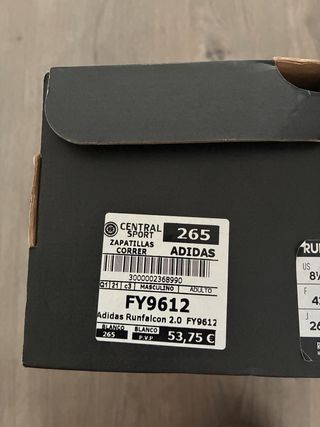 Adidas Runfalcon 2.0 Blancas - 42