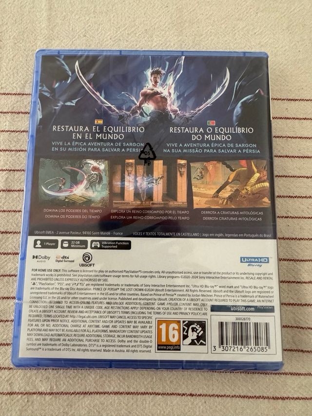 PS5 - Prince of Persia Il regno perduto