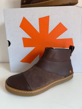 Botines Art Piel Marrón - Talla 37