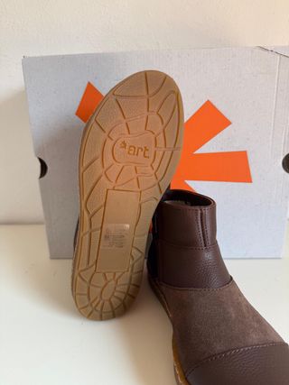 Botines Art Piel Marrón - Talla 37