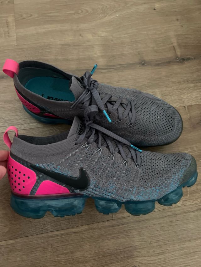 Nike Vapormax Gris-Rosa