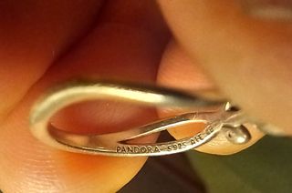 Anillo Pandora Bella y Bestia Plata