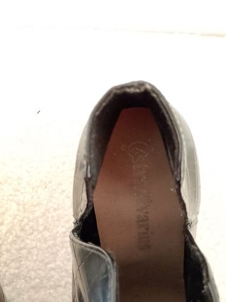 Stivali marroni effetto coccodrillo