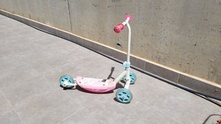 Patinete infantil rosa-azul