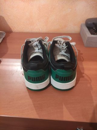 Zapatillas Puma - Negras y Verdes