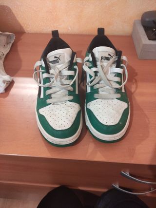 Zapatillas Puma - Negras y Verdes