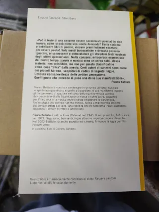 Battiato: Parole e Canzoni