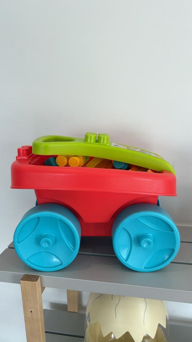 Bloques Molto - Carro de construcción (60 piezas)