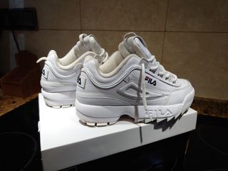 Zapatillas Fila Disruptor blancas niños