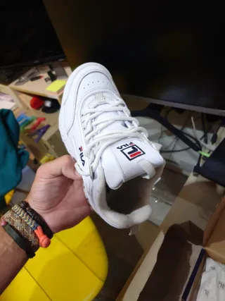 Zapatillas Fila Disruptor blancas niños
