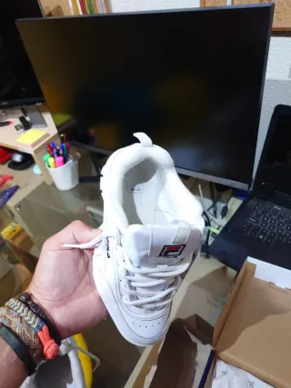 Zapatillas Fila Disruptor blancas niños