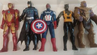 Lote 5 Figuras nuevas Superhéroes Marvel y DC GRAN