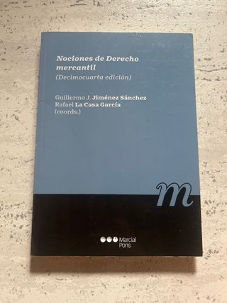 Nociones de Derecho mercantil: 14ª ed.