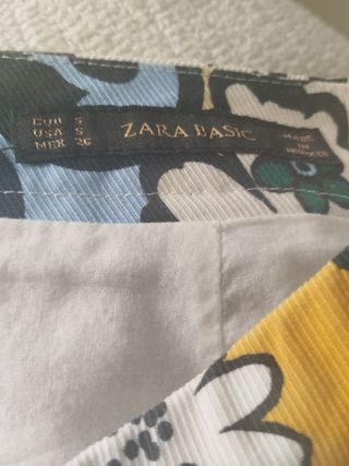 Falda Zara multicolor años 60