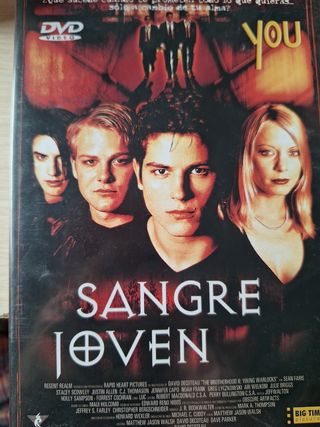 DVD Sangre Joven - Película Terror