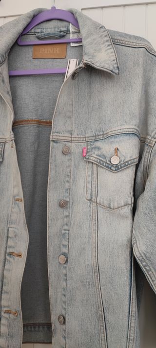 Chaqueta vaquera PINK | Oversize