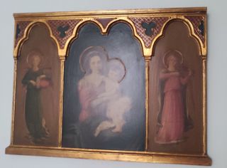 Cuadro religioso Madonna con ángeles