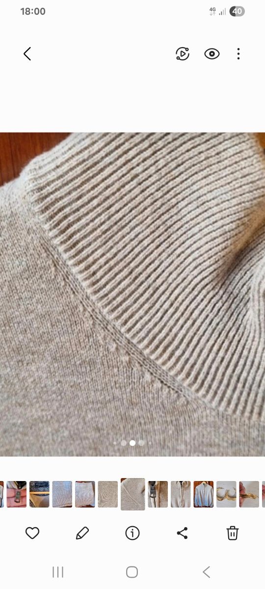 Jersey Sfera beis talla S