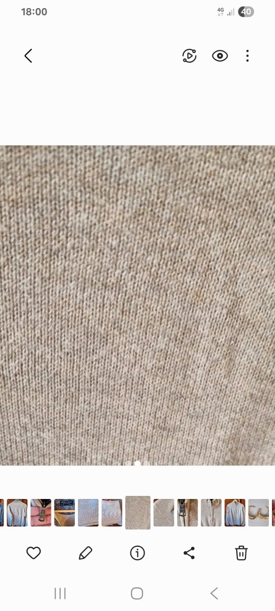 Jersey Sfera beis talla S