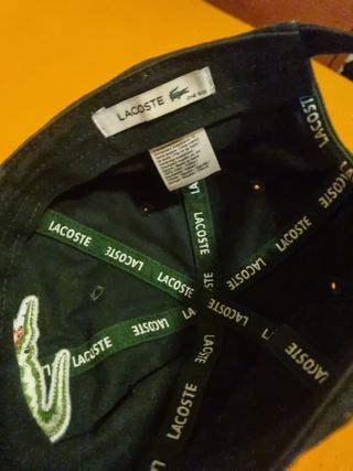 Gorra Lacoste - Verde & Negra