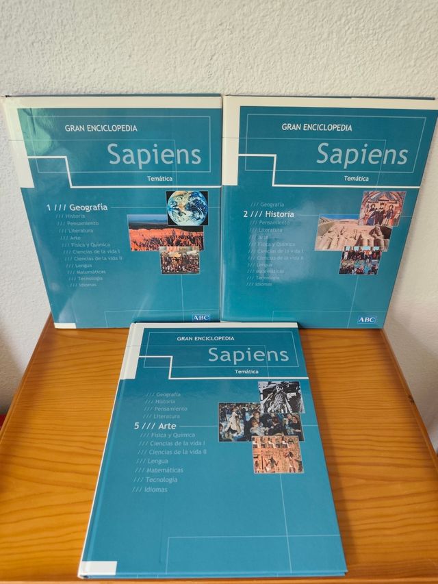 Tres tonos de gran enciclopedia sepiens