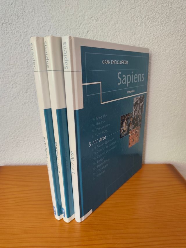 Tres tonos de gran enciclopedia sepiens