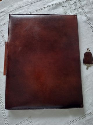Portadocumentos Piel Marrón