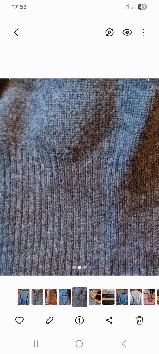 Jersey Sfera gris hombre