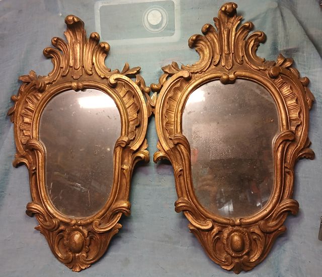 Tre Specchi antichi dorati per Jose