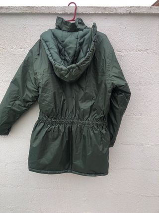 Parka militar verde oliva 
