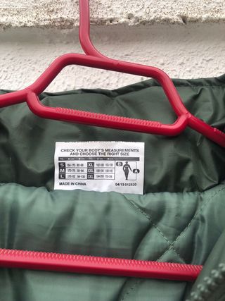 Parka militar verde oliva 