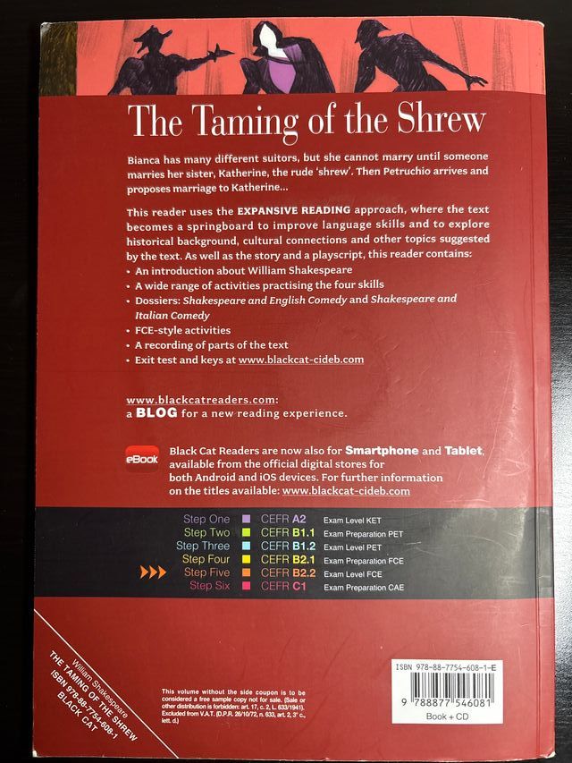 Taming of the Shrew+cd (Reading & Training)