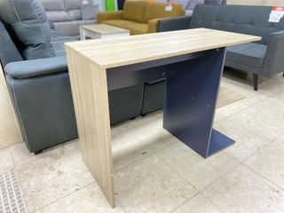 ESCRITORIO CON ESTANTERIA NUEVO COLOR GRIS MADERA