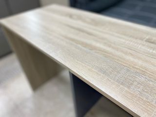 ESCRITORIO CON ESTANTERIA NUEVO COLOR GRIS MADERA