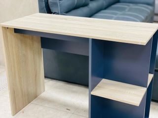 ESCRITORIO CON ESTANTERIA NUEVO COLOR GRIS MADERA