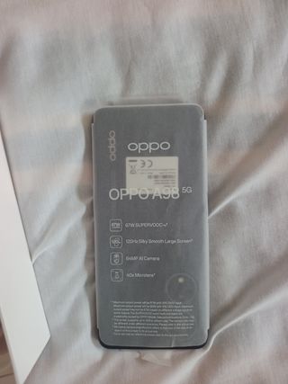 OPPOA98 5G blanco - móvil